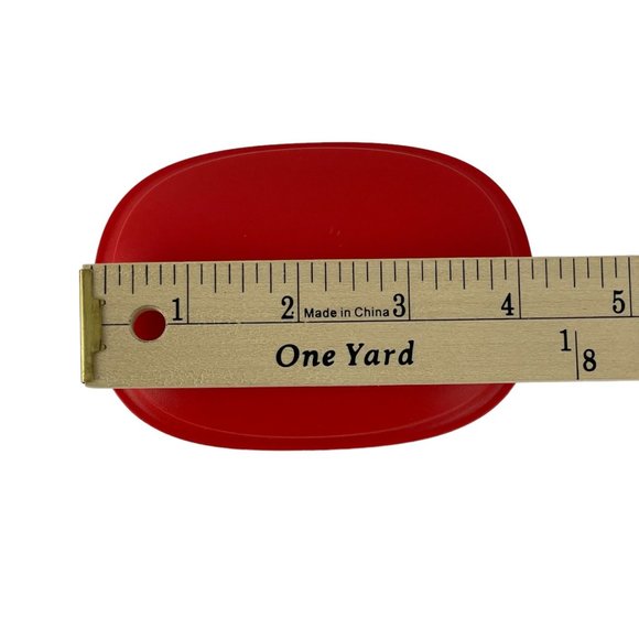 Tupperware Fushion Master Mincer Grinder Red Replacement Part Plunger & Seal - Picture 10 of 10